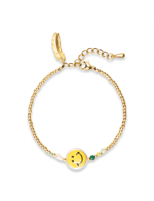 Armband Just Smile | groen