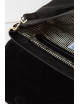Ella Midi Handtas | black soft grain leather