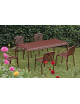 Outdoor Armchair Palissade | iron red