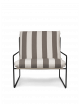 Desert Seater Stripe | black/chocolate