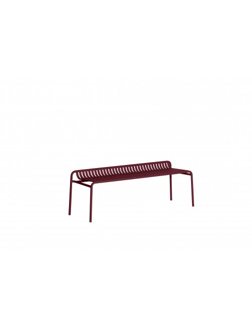 Week-end Garden Bench Without Back | burgundy