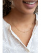 Necklace met bloemen