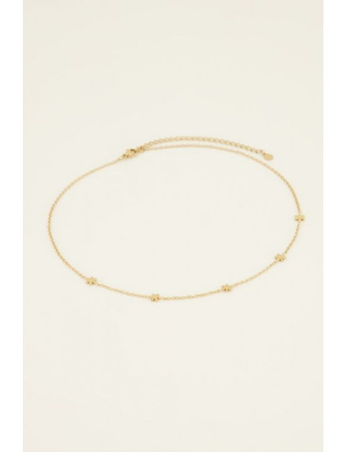Necklace met bloemen