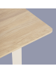 Table 70/70 | sand frame/solid oak top