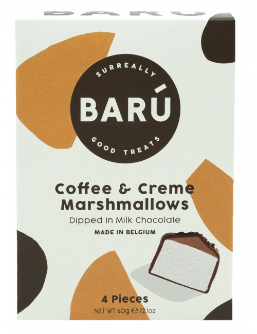 Barú 4-pack Marshmallows Milk Chocolate With Coffee & Creme (60g)
