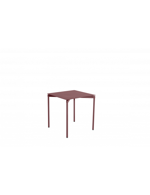 Square Table Fromme | brown red