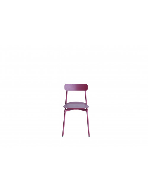 Metal Chair Fromme | brown red