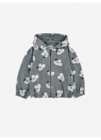 Zipped Hoodie Baby | mouse all over