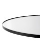 Circum Ronde Spiegel L | zwart/helder Ø110cm