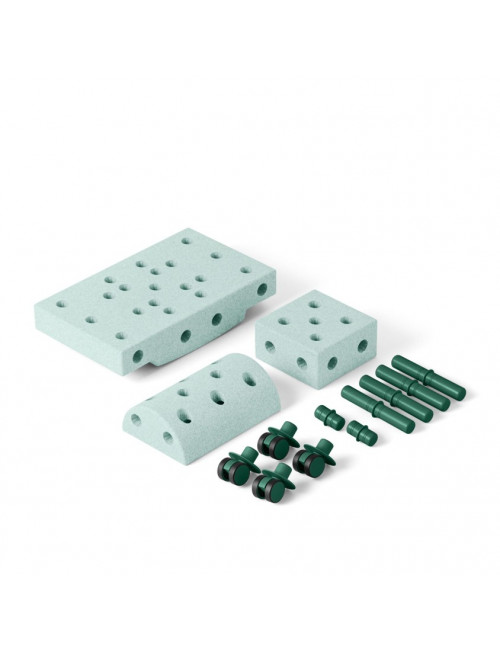 Curiosity Set | ocean mint / forest green