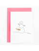 Wenskaart | sexy snowman