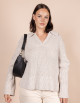 Handtas Leo | zwart soft grain leder