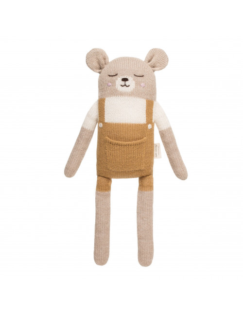 Large Teddy Knit Toy | ochre