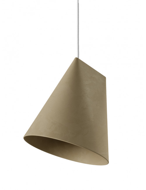 Keramieken Hanglamp | wide olive
