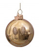 Kerstbal Smiley | goud