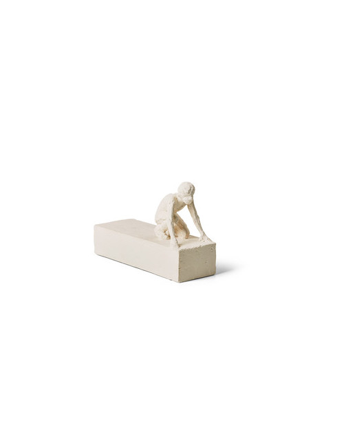 Beeldje/Sculptuur Astro Ram H12 | wit
