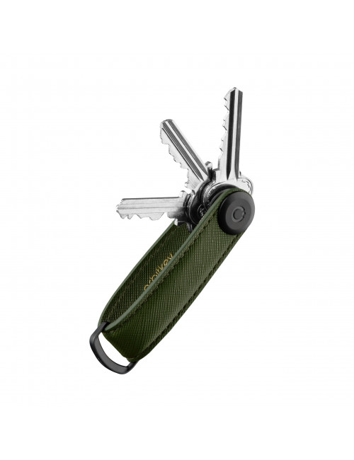 Key Organiser | saffiano leather/olive