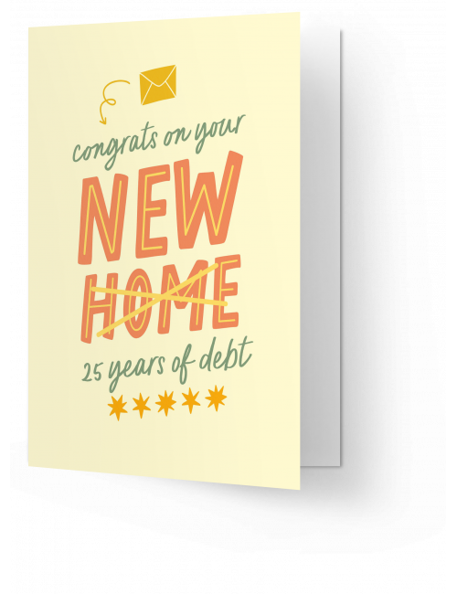 Wenskaart | home debt