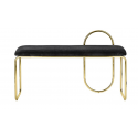 Bench ANGUI - black/gold