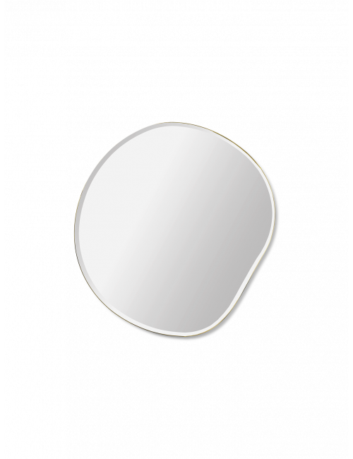 Spiegel Pond Mirror | small/dark chrome