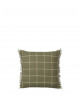 Kussen Calm Cushion 50x50cm | olive/off-white