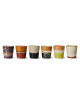 70's Ceramics Koffiebekers (set van 6) | soil