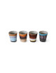 70's Ceramics Ristretto Mugs (set van 4) | solar