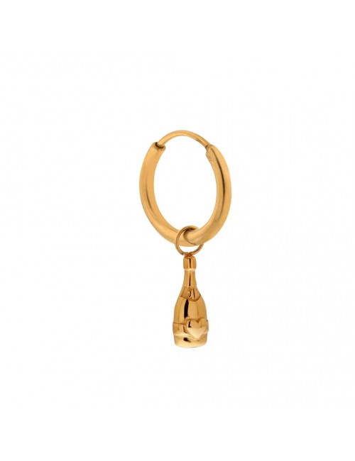 Oorbel Champopo Hoop | goud