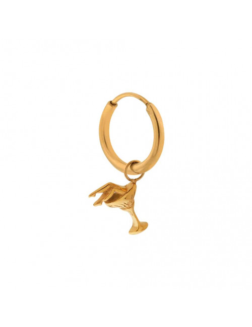 Oorbel Cocktail Lady Hoop | goud