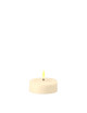Jumbo Theelicht Kaars LED 6,1cm x 4,5cm (set van 2) | cream