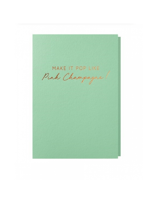 Greeting Card | Make it pop like champagne