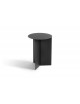 Slit Table Round High Ø35 | steel/zwart