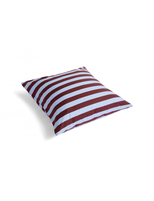 Pillow Case Eté 60x50cm | bordeaux/sky blue