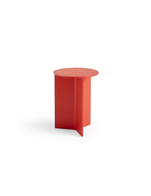 Slit Table High Round Ø35 | candy red