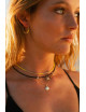Halsketting Moorea Morse Code | geel/wild at heart