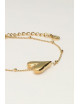 Armband Goud | bolletjes/hartje