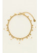 Armband Goud | muntjes/pareltjes