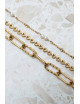 Armbandje King George | goud