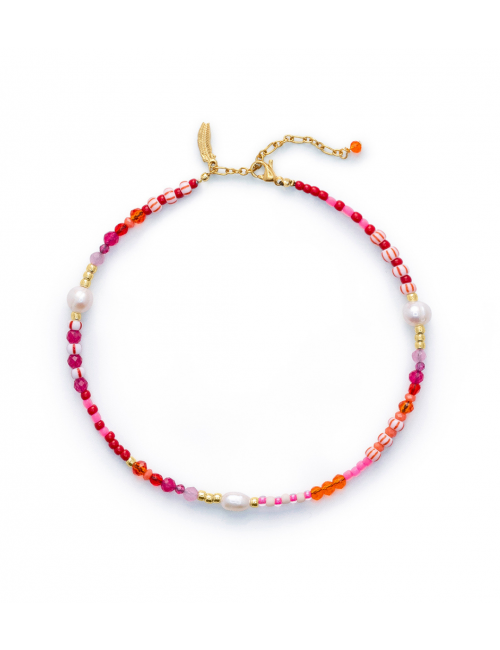 Enkelband Hula | rood