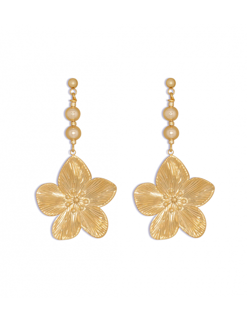 Oorbellen Golden Flower