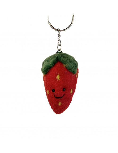 Handmade Keychain | strawberry