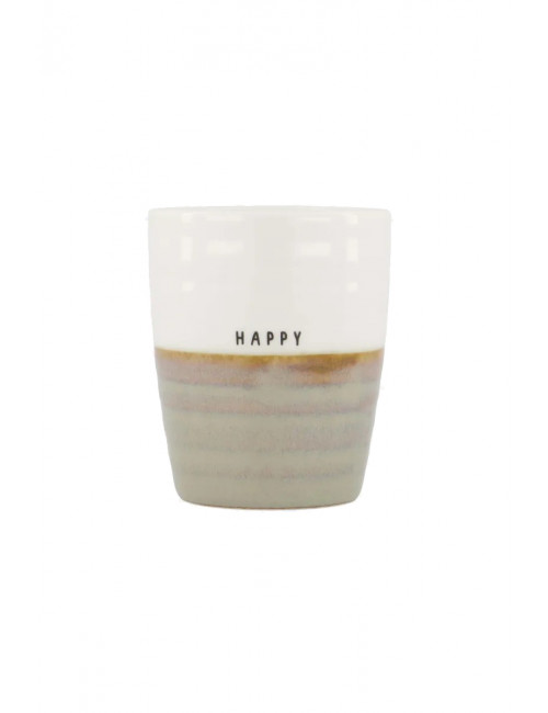 Koffiemok | happy/zand