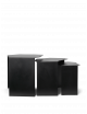 Shard Cluster Tables (set of 3) | black