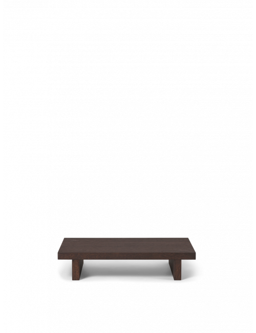 Kona Side Table Low 49cm | dark stained oak