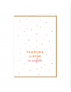 Wenskaart | taartjes, liefde en confetti