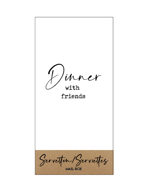 Servetten | dinner with friends