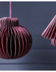 Papieren Ornamenten (set van 6) | burgundy