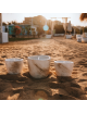 Outdoor Urban Candle Ecru | small / neutral