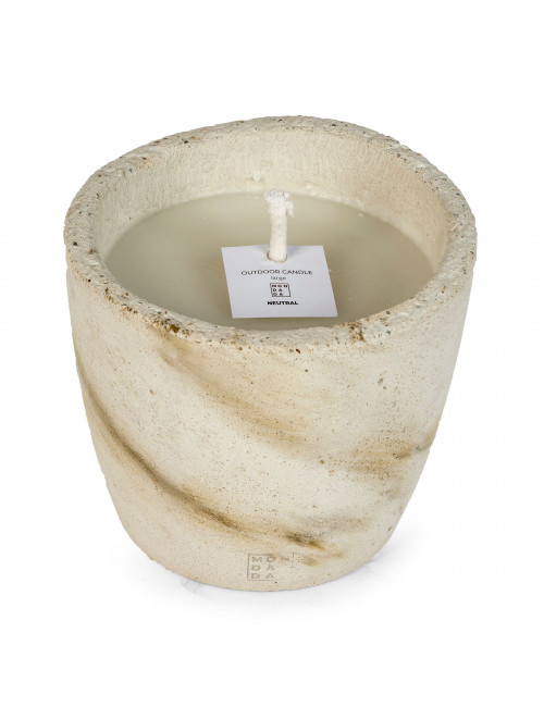 Outdoor Urban Candle Ecru | large / neutral