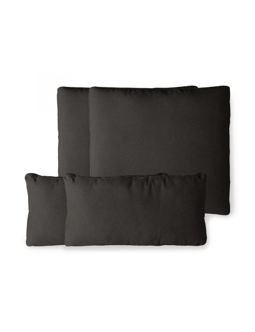 Kussenset Outdoor Lounge Sofa | zwart